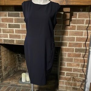 The Limited Blue Sleeveless Sheath Dress